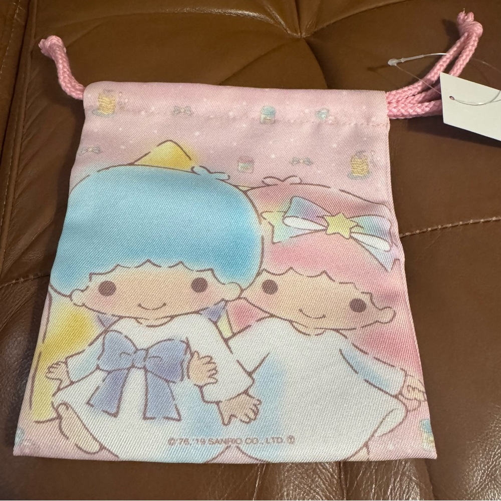Sanrio Twin Stars Drawstring Pouch - Picture 3 of 5